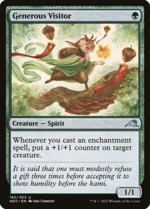 Generous Visitor<br /><span class="collector-number">Collector No. 185</span>