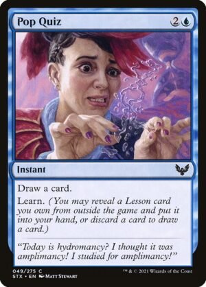 Pop Quiz<br /><span class="collector-number">Collector No. 49</span>