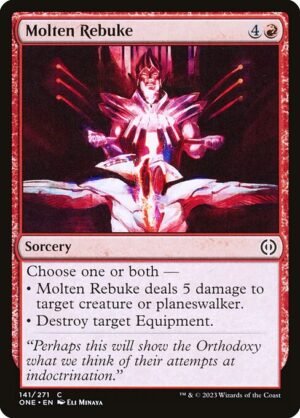 Molten Rebuke<br /><span class="collector-number">Collector No. 141</span>