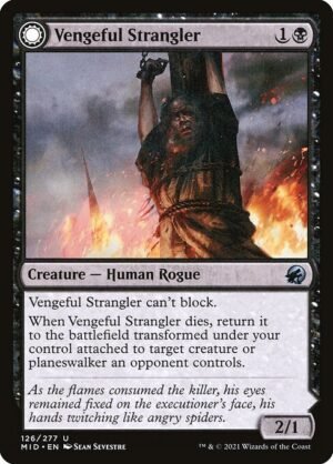 Vengeful Strangler // Strangling Grasp<br /><span class="collector-number">Collector No. 126</span>