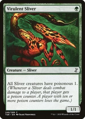 Virulent Sliver<br /><span class="collector-number">Collector No. 246</span>