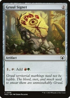 Gruul Signet<br /><span class="collector-number">Collector No. 358</span>
