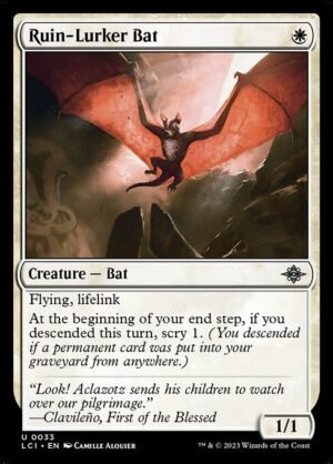 Ruin-Lurker Bat<br /><span class="collector-number">Collector No. 33</span>