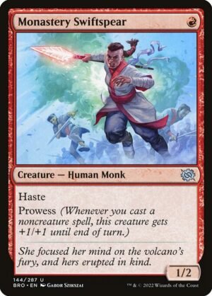 Monastery Swiftspear<br /><span class="collector-number">Collector No. 144</span>