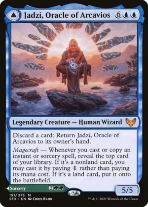 Jadzi, Oracle of Arcavios // Journey to the Oracle<br /><span class="collector-number">Collector No. 151</span>