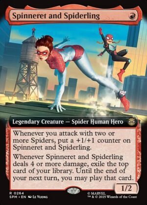 Spinneret and Spiderling - Foil<br /><span class="collector-number">Collector No. 264</span>