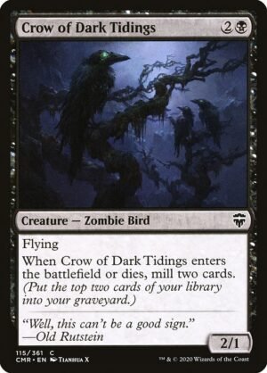 Crow of Dark Tidings<br /><span class="collector-number">Collector No. 115</span>