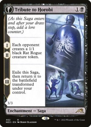 Tribute to Horobi // Echo of Death's Wail<br /><span class="collector-number">Collector No. 462</span>