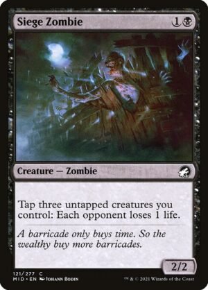 Siege Zombie<br /><span class="collector-number">Collector No. 121</span>