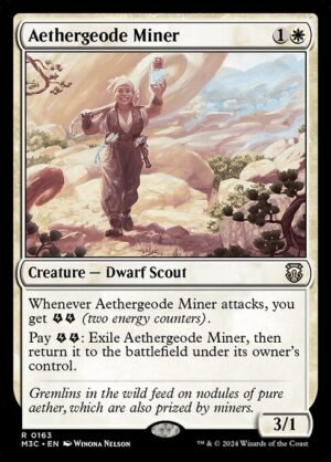 Aethergeode Miner<br /><span class="collector-number">Collector No. 163</span>