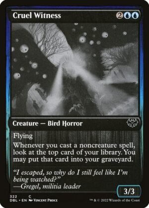 Cruel Witness - Foil<br /><span class="collector-number">Collector No. 322</span>