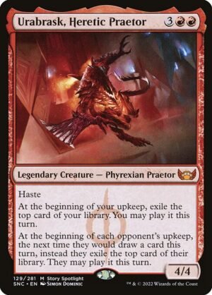 Urabrask, Heretic Praetor - Foil<br /><span class="collector-number">Collector No. 129</span>