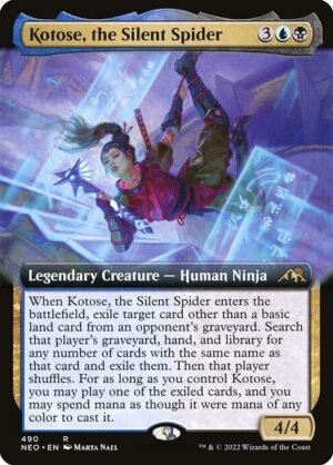 Kotose, the Silent Spider - Foil<br /><span class="collector-number">Collector No. 490</span>