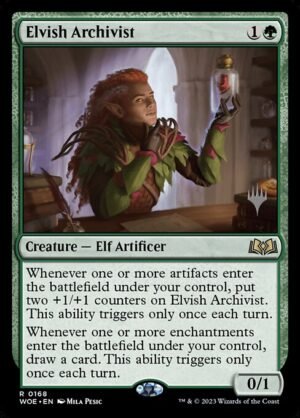 Elvish Archivist<br /><span class="collector-number">Collector No. 168p</span>