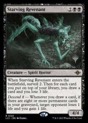 Starving Revenant - Foil<br /><span class="collector-number">Collector No. 123p</span>
