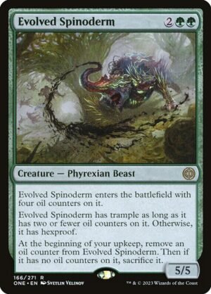 Evolved Spinoderm - Foil<br /><span class="collector-number">Collector No. 166</span>