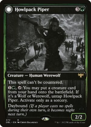 Howlpack Piper // Wildsong Howler<br /><span class="collector-number">Collector No. 472</span>