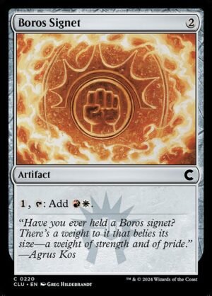 Boros Signet<br /><span class="collector-number">Collector No. 220</span>