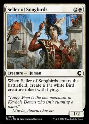 Seller of Songbirds<br /><span class="collector-number">Collector No. 72</span>