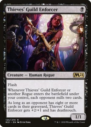 Thieves' Guild Enforcer<br /><span class="collector-number">Collector No. 125</span>