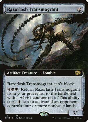 Razorlash Transmogrant<br /><span class="collector-number">Collector No. 333</span>