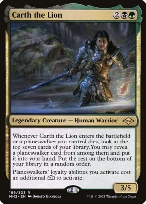 Carth the Lion - Foil<br /><span class="collector-number">Collector No. 189</span>