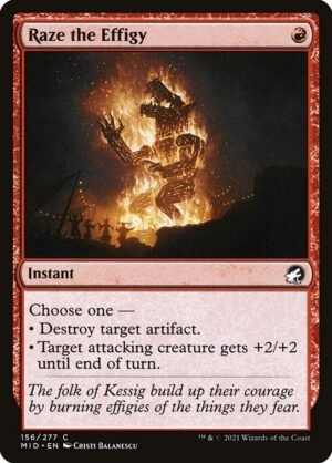 Raze the Effigy<br /><span class="collector-number">Collector No. 156</span>