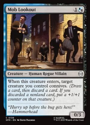 Mob Lookout<br /><span class="collector-number">Collector No. 136</span>