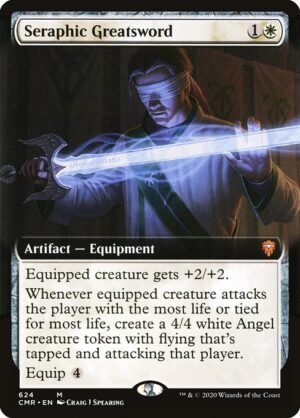 Seraphic Greatsword - Foil<br /><span class="collector-number">Collector No. 624</span>