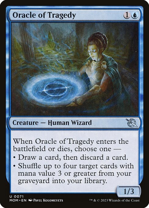Oracle of Tragedy<br /><span class="collector-number">Collector No. 71</span>