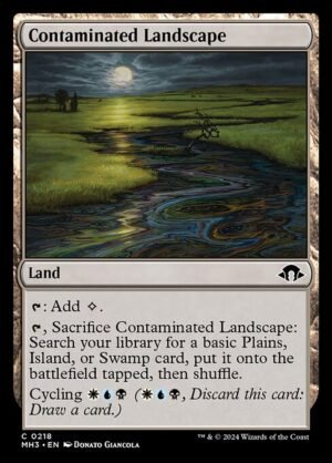 Contaminated Landscape<br /><span class="collector-number">Collector No. 218</span>