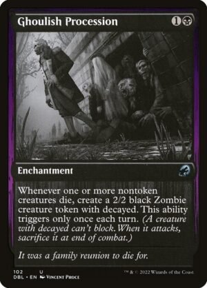 Ghoulish Procession - Foil<br /><span class="collector-number">Collector No. 102</span>