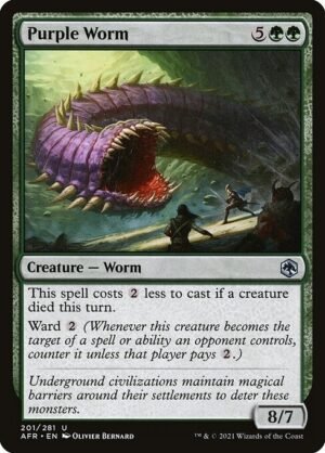 Purple Worm<br /><span class="collector-number">Collector No. 201</span>