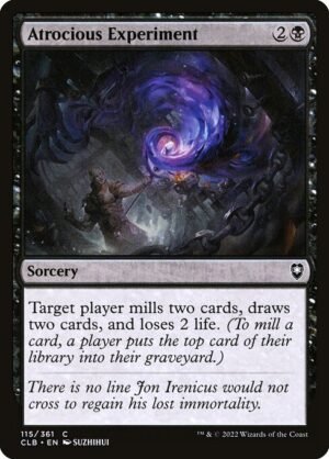 Atrocious Experiment<br /><span class="collector-number">Collector No. 115</span>