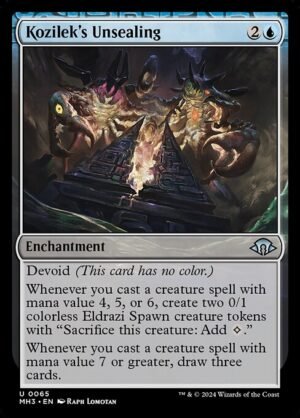 Kozilek's Unsealing<br /><span class="collector-number">Collector No. 65</span>