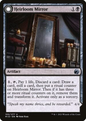 Heirloom Mirror // Inherited Fiend<br /><span class="collector-number">Collector No. 105</span>