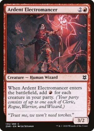 Ardent Electromancer<br /><span class="collector-number">Collector No. 135</span>