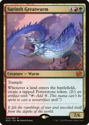 Sarinth Greatwurm - Foil<br /><span class="collector-number">Collector No. 220</span>