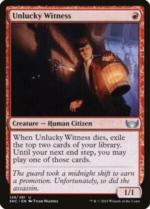 Unlucky Witness<br /><span class="collector-number">Collector No. 128</span>