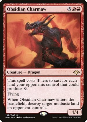 Obsidian Charmaw<br /><span class="collector-number">Collector No. 137</span>