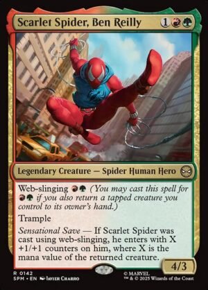 Scarlet Spider, Ben Reilly - Foil<br /><span class="collector-number">Collector No. 142</span>