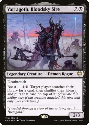 Varragoth, Bloodsky Sire - Foil<br /><span class="collector-number">Collector No. 115</span>