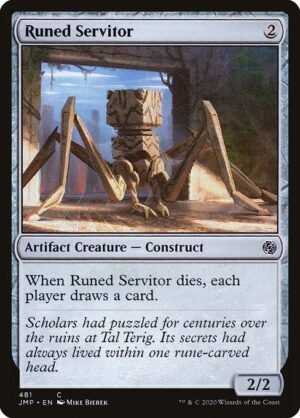 Runed Servitor<br /><span class="collector-number">Collector No. 481</span>