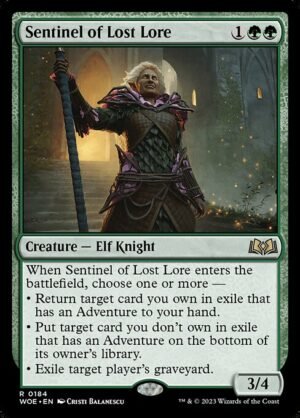 Sentinel of Lost Lore<br /><span class="collector-number">Collector No. 184</span>