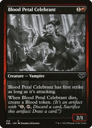 Blood Petal Celebrant - Foil<br /><span class="collector-number">Collector No. 413</span>