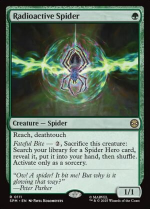 Radioactive Spider - Foil<br /><span class="collector-number">Collector No. 111</span>