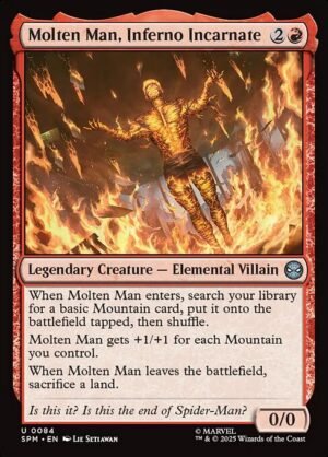 Molten Man, Inferno Incarnate<br /><span class="collector-number">Collector No. 84</span>