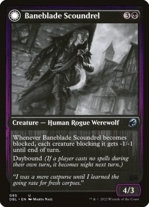 Baneblade Scoundrel // Baneclaw Marauder - Foil<br /><span class="collector-number">Collector No. 85</span>