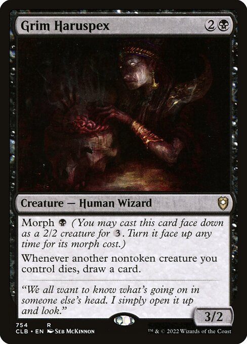 Grim Haruspex<br /><span class="collector-number">Collector No. 754</span>
