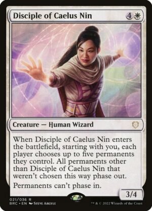 Disciple of Caelus Nin - Foil<br /><span class="collector-number">Collector No. 21</span>
